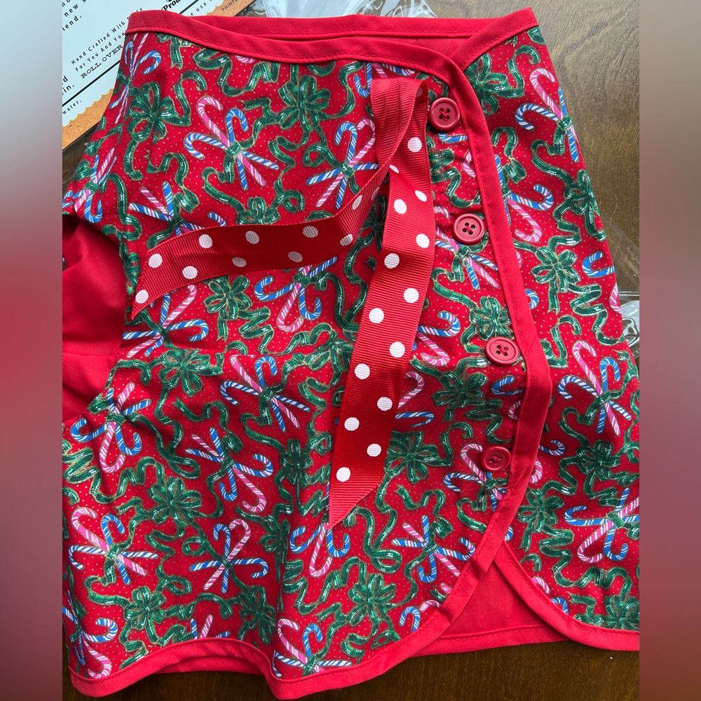 🆕 Dog Vest Candy Cane Holiday Christmas vintage/new size Medium dog